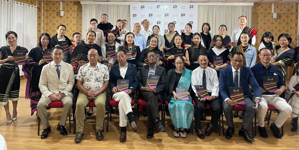 Children, children-in-law, grandchildren and great grandchildren seen during the launch of ‘Seweda’ at De Oriental, Kohima on Sunday.